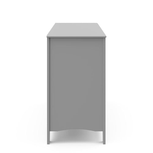 Pebble Gray 6 Drawer Double Dresser Nursery Kids
