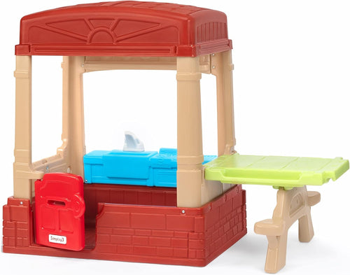 Kids Picnic Cottage Playhouse Indoor Outdoor Kitchen
